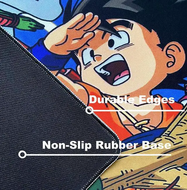 Alt view image 2 of 4 - Anime Mouse Pad Large Extended Gaming Anime Mousepad, Non-Slip Water-Resistant Rubber Base Mouse Mat(35.4"x15.7")