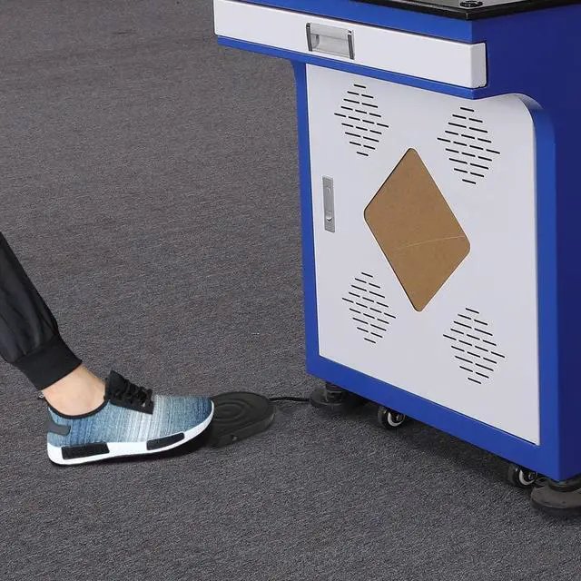 Alt view image 7 of 7 - OLLGEN Metal USB Single Foot Control Action Switch Pedal Free Driver HID for Keyboard Mouse Game PC Laptop (Black)