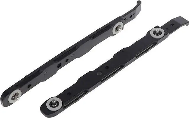 Alt view image 3 of 6 - 8 Pack Chassis Hard Drive Mounting Plastic Rails Chassis Hard Drive Rails Black