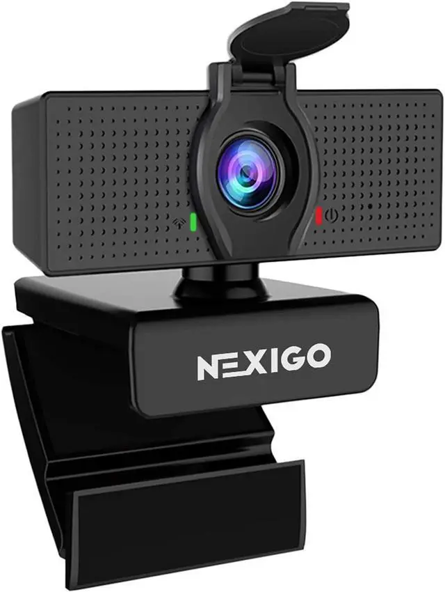 Alt view image 6 of 6 - 1080P Web Camera, HD Webcam with Microphone & Privacy Cover, 2021 NexiGo N60 USB Computer Camera, 110-degree Wide Angle, Plug and Play, for Zoom/Skype/Teams/OBS, Conferencing and Video Calling