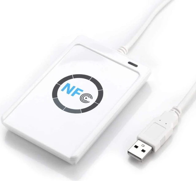 Alt view image 4 of 6 - Nfc Card Reader, Contactless Card Reader Writer, NFC Reader Writer with 5 IC Card ACR 122u ISO14443A / B FeliCa