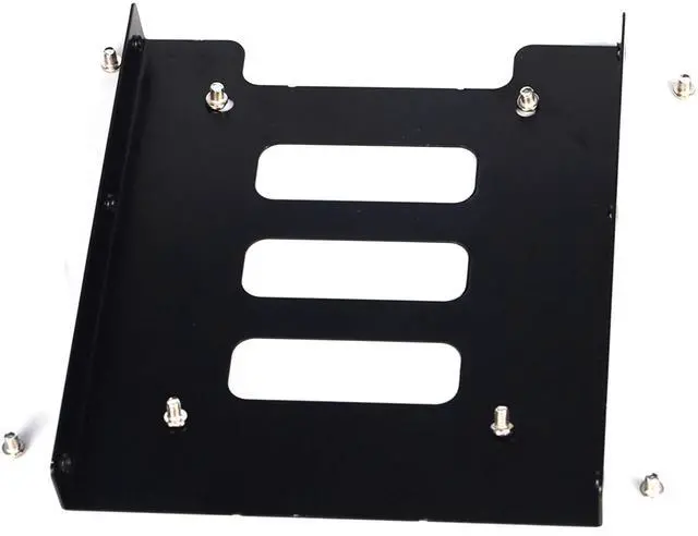 Alt view image 3 of 5 - Pack-4, SSD Mounting Bracket 2.5 to 3.5 Adapter,2.5 to 3.5 Hard Drive Adapter SSD Bracket Converts 2.5" Notebook Hard Drive to 3.5" Desktop Hard Drive Bay Mounting Bracket Adapter