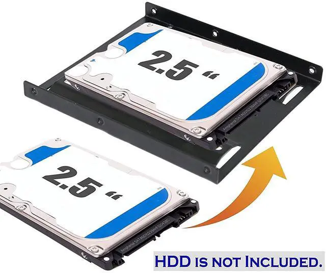 Alt view image 5 of 5 - Best SSD Mounting Bracket 2.5" to 3.5" ADAPTS to The Metal Mounting Bracket of SSD Hard Disk and ADAPTS to The PC SSD Hard Disk Drive Bracket