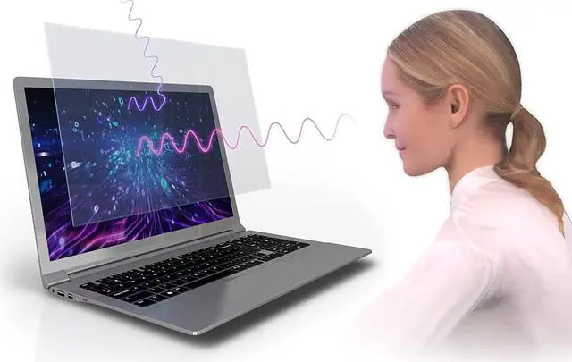 Main image of Anti Blue Light Screen Protector (3 Pack) for 13.3 Inches Laptop. Filter Out Blue Light That Relieve Computer Eye Strain and Help You Sleep Better