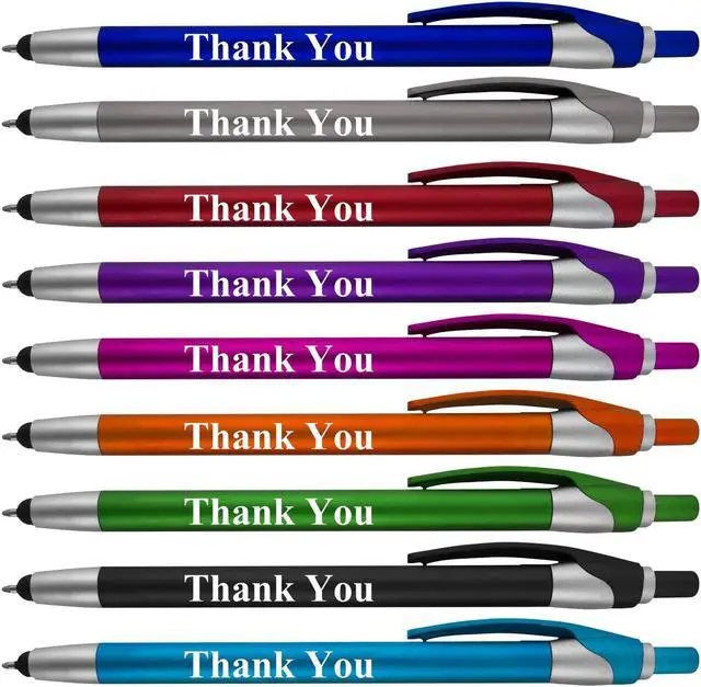 Main image of Stylus Pens for Touchscreen Devices - 2 in 1 Combo Pen - for Employee Appreciation, Events and Parties, 50 Pack