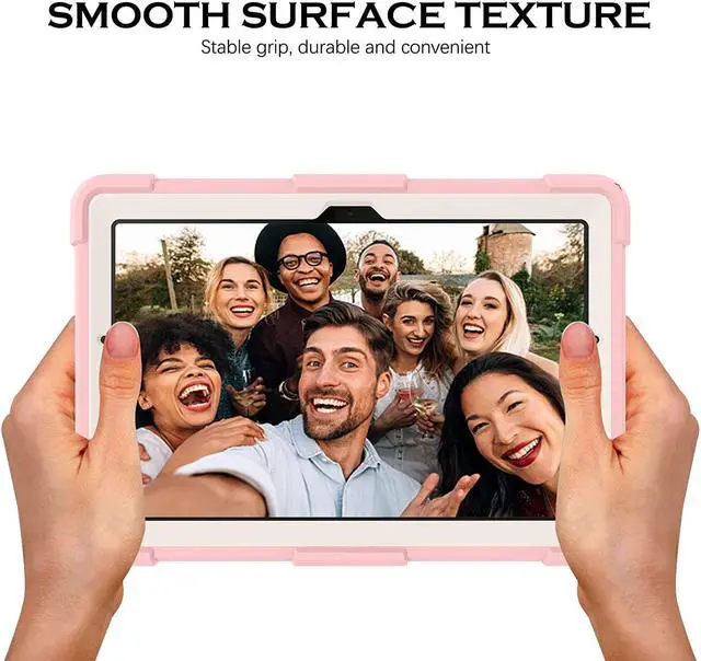 Alt view image 6 of 7 - Galaxy Tab A8 10.5 Case, Samsung Galaxy Tab A8 Case Kids Girls Women Children Butterfly Kickstand Shockproof Protective Tablet Cover for Samsung Tab A8 10.5 inch 2022 [SM-X200/X205/X207], Pink