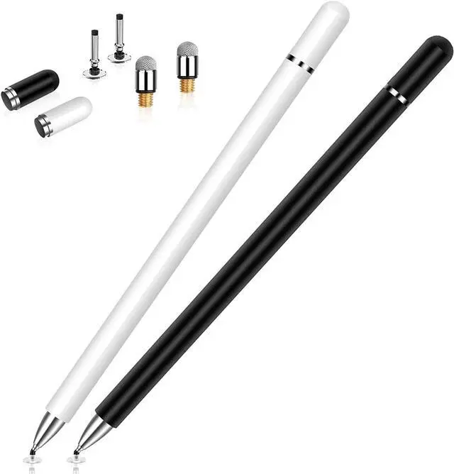 Main image of Stylus Pens for Touchscreen 2 Pack High Sensitivity & Precision Magnetic Disc Stylus Pen for iPad//iPhone//Android All Capacitive Touch Screen