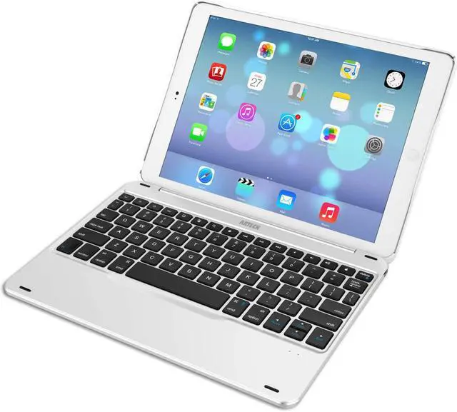 Main image of Arteck iPad 9.7-inch (iPad 6, 2018 / iPad 5, 2017) Keyboard, Ultra-Thin Bluetooth Keyboard with Folio Full Protection Case for Apple iPad 9.7 iPad 6, 5 and iPad Air 1 with 130 Degree Swivel Rotating