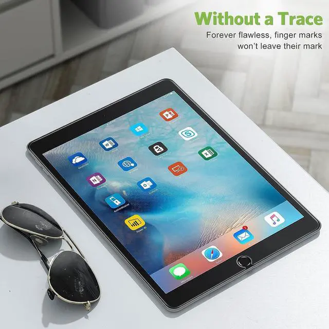 Alt view image 6 of 7 - 2 Pack Screen Protector for iPad 9th 8th 7th Generation 10.2 Inch Tempered Glass Film for iPad 9 8 7 (2021/2020/2019) Case Friendly  Pencil Compatible High Response