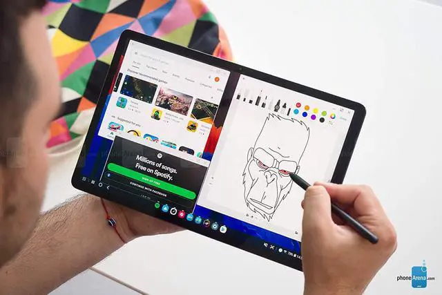 Alt view image 7 of 7 - Screen Protector for Galaxy Tab S6 Lite Like Paper Screen Protector for  Galaxy Tab S6 Lite 10.4 Inch (2024/2022/2020) Anti Glare Compatible with S Pen