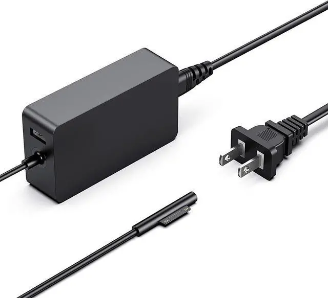Alt view image 3 of 7 - Surface Pro Charger 65W 15V 4A Surface Laptop Charger Replace for Microsoft Surface Pro X/9/8/7/6/5/4/3 Surface Laptop1/2/3/4 Surface Go1/2/3 Surface Book1/2/3 Power Supply Charger