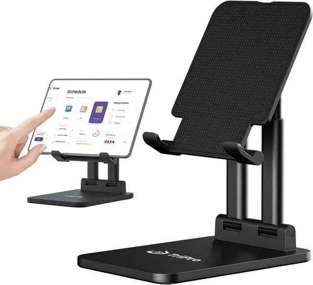 Main image of Tablet Stand -Portable Monitor Stand 4.72 Wide Adjustable & Foldable Super Sturdy Tablet Holder for Desk Compatible with iPad/Tablets/Portable Monitor 7-15.6
