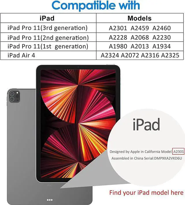 Alt view image 7 of 7 - [2Pack] iPad Air 5th Generation/Air 4th Generation 10.9 Screen Protector, iPad Pro 11 inch 9H Tempered Glass Screen Protector for Pencil/Face ID Compatible, Bubble Free, Case Friendly