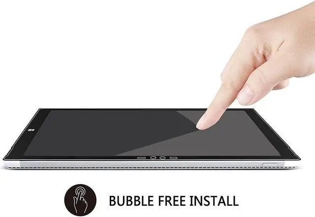Alt view image 6 of 7 - (2 Pack) Tempered Glass Screen Protector for Surface GO 3/Surface GO 2/Surface GO, Glass Screen Film with 9H Hardness/Case Friendly/S Pen Compatiable
