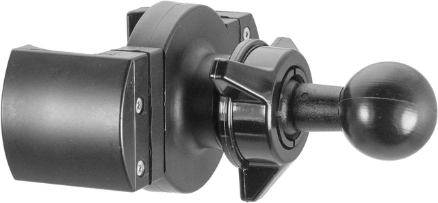 Alt view image 4 of 4 - iBOLT Moto-Vise XL Holder w/ 25mm / 1-inch Ball for for All Industry Standard 1 inch / 25 mm mounts- Works w/Smartphones, Midsize Tablets, from 2.75 inches to 5 inches Wide