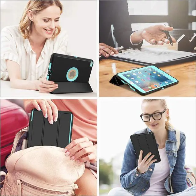 Alt view image 6 of 7 - Case for iPad Mini 4 and iPad Mini 5, Full Body Protection Shockproof Sturdy iPad Mini 4/5 Case