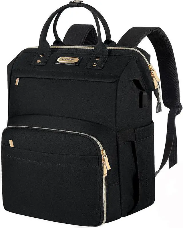 Main image of Lunch Bag Backpack, Insulated Cooler Backpack Lunch Box Laptop Backpack with USB Port for Women Men Fits 15.6 Inch Laptop