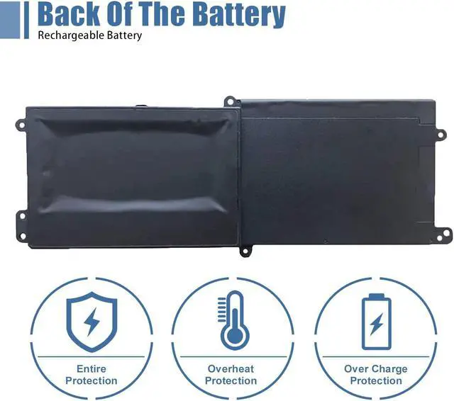 Alt view image 4 of 7 - Vanpir DT9XG Laptop Battery Compatible with Dell Alienware Area-51m R1 R2,D1968W D1968B D1969PW D1733B D1746W D1735DB D1733PB D1766W D1748DW D1746B D1766B D1741DB Series DT9XG 07PWKV 0KJYFY 11.4V