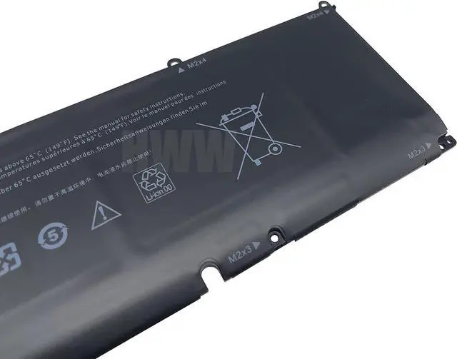 Alt view image 3 of 4 - HWW New 11.4V 56Wh 8FCTC Battery Compatible with Dell XPS 15 9500 Precision 5550 Alienware M15 R3 M17 R3 69KF2 08FCTC 70N2F 070N2F 0M59JH 0P8P1P 0DVG8M Series,Black
