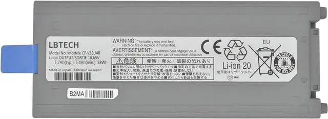 Main image of LBTECH CF-VZSU48 Laptop Battery Replacement for Panasonic Toughbook CF-19 CF19 CF-VZSU48U VZSU28 VZSU50 VZSU48CJS VZSU48R VZSU87R 10.65V 5700mAh