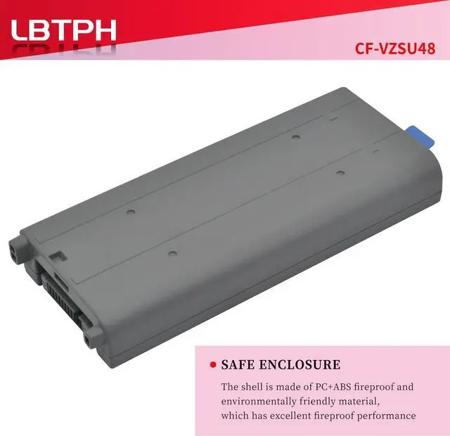 Alt view image 4 of 7 - LBTECH CF-VZSU48 Laptop Battery Replacement for Panasonic Toughbook CF-19 CF19 CF-VZSU48U VZSU28 VZSU50 VZSU48CJS VZSU48R VZSU87R 10.65V 5700mAh