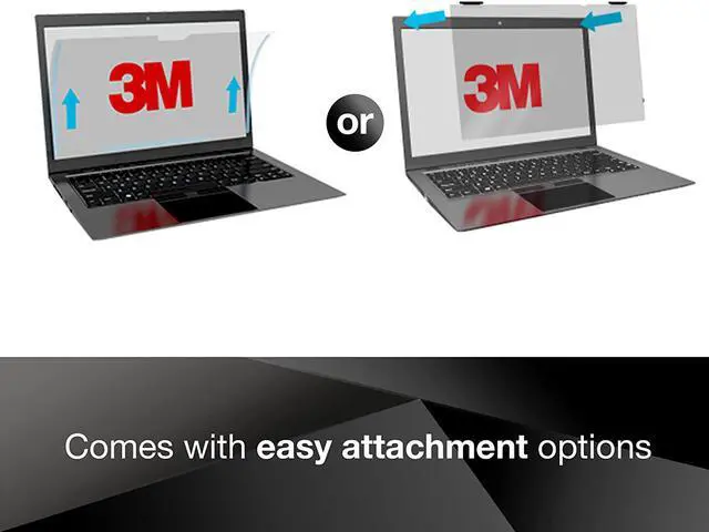 Alt view image 5 of 7 - 3M Privacy Filter for 27 Inch Widescreen Monitor, 16:9 Aspect Ratio | Reversable Gloss/Matte, Reduces Blue Light, Screen Protection, (PF270W9B)