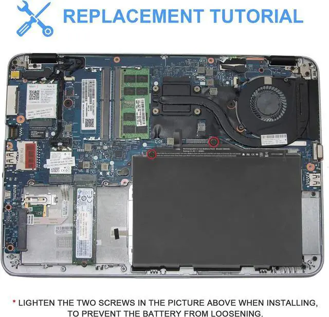 Alt view image 6 of 6 - TREE.NB SN03XL ST03XL Replacement Battery for HP EliteBook 820 G3 Series, HP EliteBook 820 G4 Series, HP EliteBook 725 G3 Series, HP EliteBook 725 G4 Series