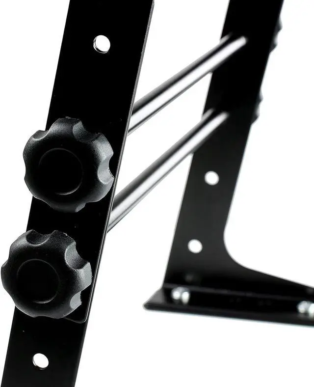 Alt view image 5 of 7 - RockJam Portable DJ Laptop Stand With Adjustable Height, Anti-Slip Design, Works for Laptops, Controllers and CD players