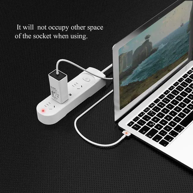 Alt view image 6 of 7 - 60W MacBook Pro Charger - Magnetic T-Tip Power Adapter | Fast & Safe Charging for MacBook Pro 13 Retina (Late 2012) MacBook Air | Compact & Durable Replacement for Genuine Adapter