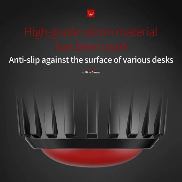 Alt view image 2 of 7 - HOTLINEGAMES H2 Ergonomic Keyboard Riser Laptop Notebook Stand Holder Cooler Laptop Cooling Pad (Black-Red)