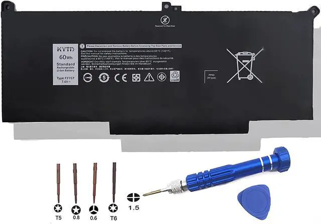 Main image of F3YGT Battery for Latitude 7480 Battery for Dell Latitude 12 7000 7280 7290/13 7000 7380 7390/14 7000 7480 7490 Series DM3WC 0DM3WC 2X39G 60Wh 7.6V