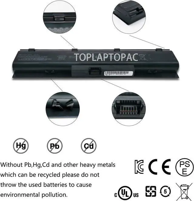 Alt view image 5 of 6 - New 14.4V 73Wh 8Cell PR08 HSTNN-IB2S HSTNN-LB2S HSTNN-I98C-7 633734-141 633734-151 633734-421 633807-001 Battery Compatible with HP Probook 4730s Laptop