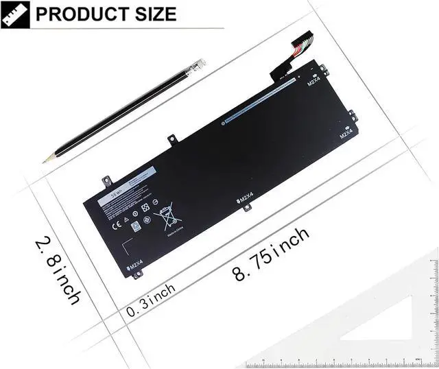 Alt view image 3 of 7 - BESELL 56WH RRCGW H5H20 Battery Compatible with Dell XPS 15 9550 9560 9570 Precision M5510 M5520 5530 5510 5520 RRCGW 05041C 5D91C GPM03 5041C CP6DF 5XJ28 1P6KD 4GVGH M7R96
