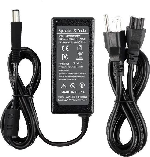 Main image of Laptop Charger Adapter 65W for Dell Chromebook 11 3120 3180 3189 Latitude E7240 E7250 E7270 E7280 E7440 E7450 E7470 E7480 E5430 E5440 E5450 E5470 E5480 E5580 LA65NS2-01 Pa-12 Power Cord Supply.