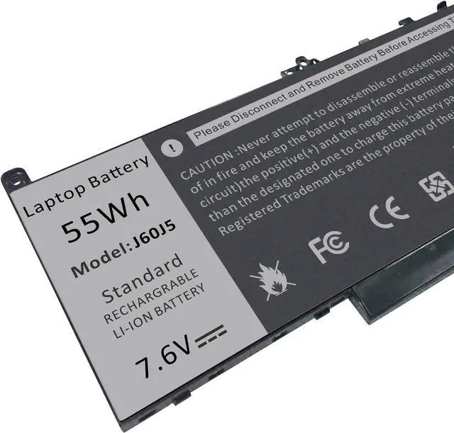 Alt view image 6 of 7 - TREE.NB Battery for Dell Latitude E7470 E7270 7470 7270 7.6V 55Wh Battery Type MC34Y 242WD 1w2y2 J60J5