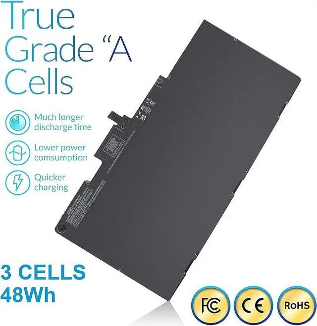Alt view image 4 of 5 - 48WH CS03XL 11.4V Battery for HP EliteBook 840 850 755 745 G3 G4 ZBook 15U G3 G4 Series 800513-001 800231-1C1 800513-001 CS03 CS03046XL HSTNN-IB6Y HSTNN-UB6S