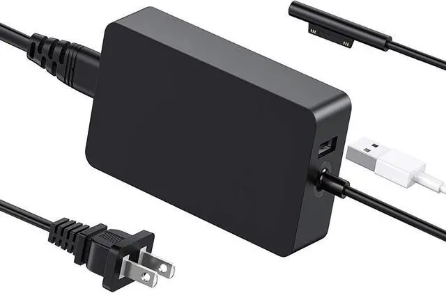 Main image of Surface Charger for Microsoft Surface Pro Charger for Surface Pro 9/8/7/6/5/4/3, 65W Surface Laptop 2/3/4/5, Surface Book Charger, Surface Laptop Go