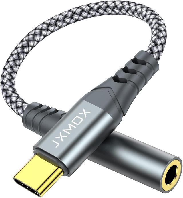 Headphone Adapter USB C to 3.5mm Audio AUX Dongle Jack USBC Type C