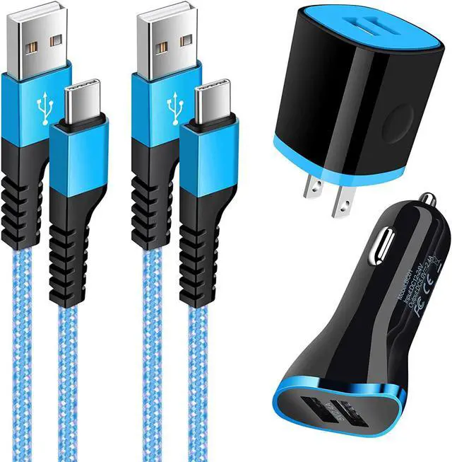 Main image of for Motorola USB-C Car Charger+Fast Charger Block+2 Type C 3ft Cables for Moto G Stylus 5G/G Power(2025)/Edge+/Moto G(2024)/Edge 40, Defy 2/Moto G51/G50/G10, Google Pixel 9/8a/7a, Samsung S25 S24 S23