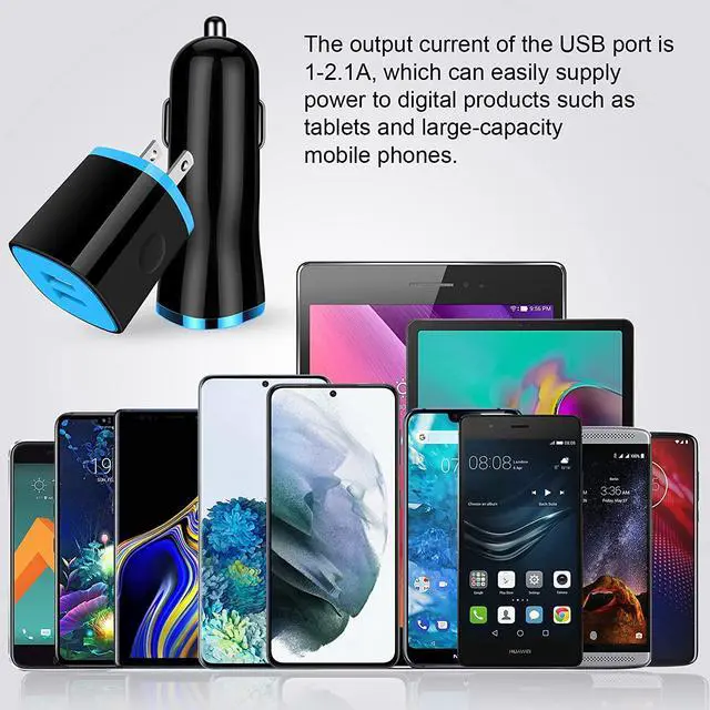 Alt view image 7 of 7 - for Motorola USB-C Car Charger+Fast Charger Block+2 Type C 3ft Cables for Moto G Stylus 5G/G Power(2025)/Edge+/Moto G(2024)/Edge 40, Defy 2/Moto G51/G50/G10, Google Pixel 9/8a/7a, Samsung S25 S24 S23