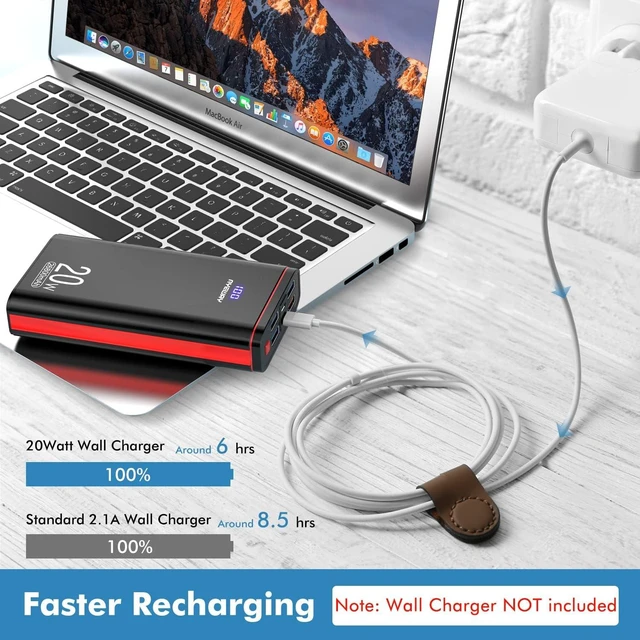 Alt view image 4 of 6 - Fast Charging Battery Pack 26800mAh Portable Charger with 5 outputs