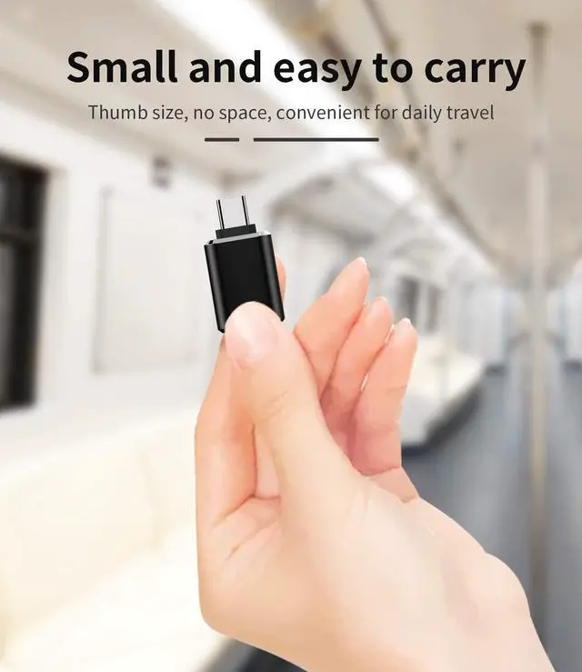 Alt view image 6 of 7 - USB-C to USB 3.0 OTG Adapter(2Pack) Compatible for  Galaxy S20 S21 S22 Pixel LG MacBook  iPhone 15 Pro Max Plus iPad Pro Air Mini 6 Type c Thunderbolt Cable Mouse Port Converter Hub