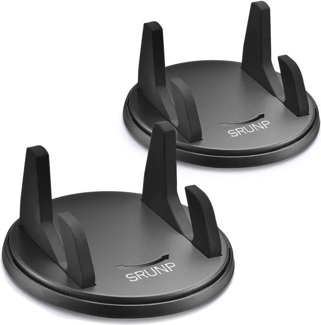 Main image of Car Phone Mount,SRUNP[2 PACK]Cell Phone Holder for Car Dashboard,Vertical Horizontal 360°Rotate,Removable Sticky Gel,Compatible with iPhone11/11Pro Max/Xs/X/Xr/8/7,Samsung Galaxy Note Pixel Smartphone