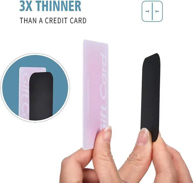 Alt view image 4 of 7 - Mount Metal Plate for Cell Phone Magnet Holder Magnetic Car Mount with Strong Adhesive Sticker, 2 Round and 2 Rectangle Black