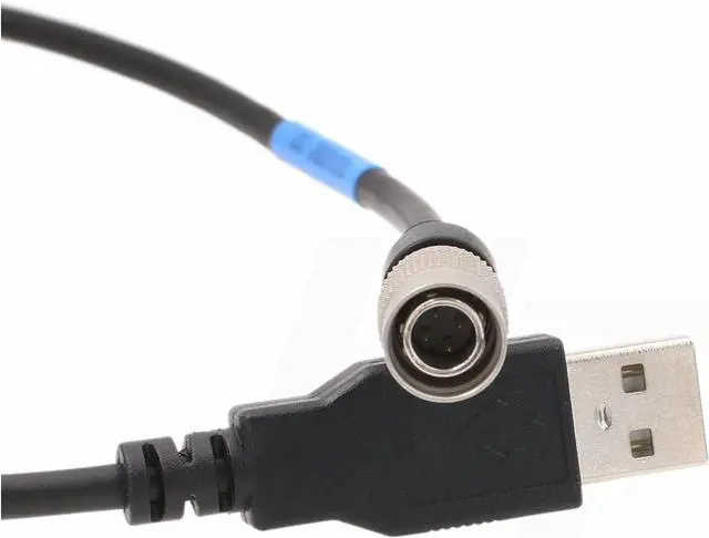 Alt view image 4 of 4 - Hirose 4 Pin Data Cable to USB Computer PC for Trimble 5600 Geodimeter