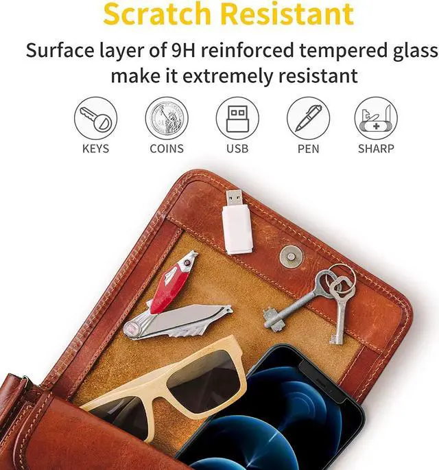 Alt view image 5 of 7 - UNBREAKcable 3-Pack Screen Protector for iPhone 12 Pro Max, Double Shatterproof Tempered Glass [Easy Installation] [9H Hardness] [99.99% HD Clear] [Case Friendly] for iPhone 6.7 inch