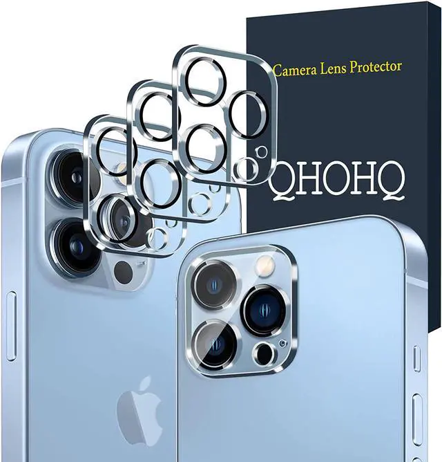 Main image of [3 Pack] Tempered Glass Camera Lens Protector for iPhone 13 Pro 6.1  iPhone 13 Pro Max 6.7 9H Hardness Ultra HD Anti-Scratch Easy to Install Case Friendly [Does not Affect Night Shots]
