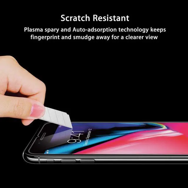 Alt view image 4 of 7 - UNBREAKcable Screen Protector for iPhone SE 2022/SE 2020, iPhone 8/7 [2-Pack] - [Easy Installation Frame] [Double Hardness] [Bubble Free] Tempered Glass Screen Protector for iPhone SE/8/7-4.7 Inch