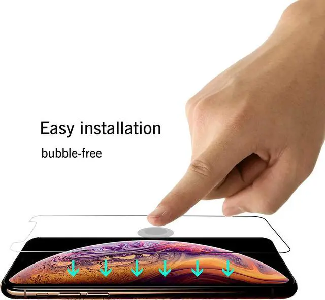 Alt view image 6 of 7 - Ailun for Apple iPhone 11 Pro/iPhone Xs/iPhone X Screen Protector,3 Pack, 5.8 Inch Display, Tempered Glass 2.5D Edge Work Most Case [NOT for iPhone 11 6.1 inch]