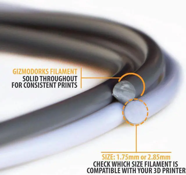 Alt view image 6 of 6 - Gizmo Dorks Wood Filament for 3D Printers 1.75mm 200g, Welcome to consult